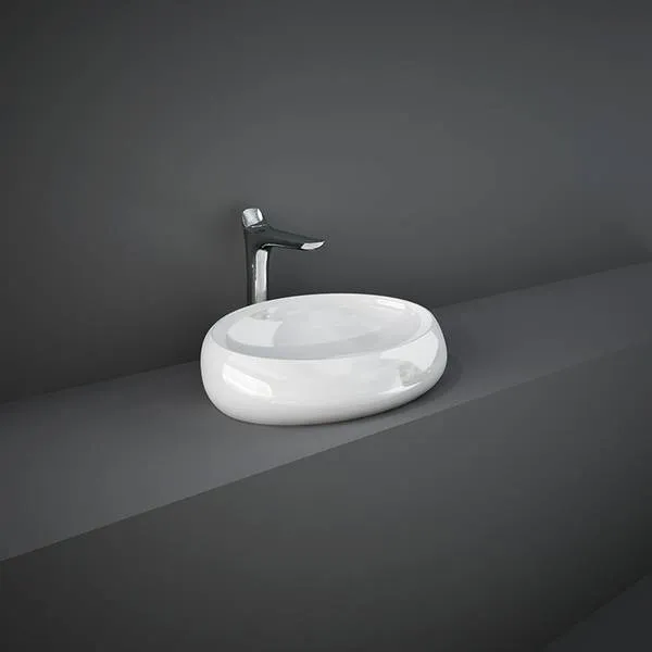 RAK - CLOUD COUNTER TOP WASH BASIN (58CM) GLOSSY